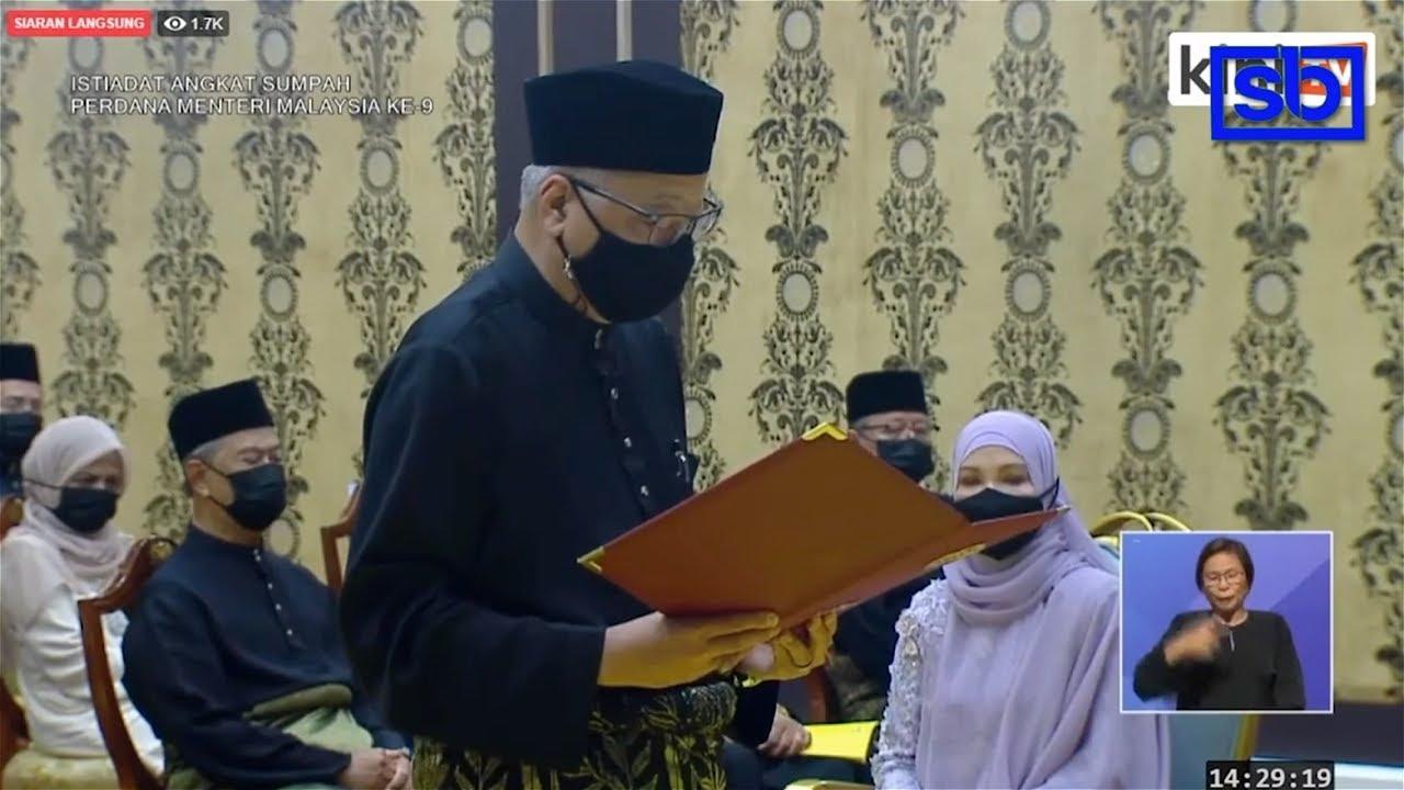 [VIDEO] Ismail Sabri angkat sumpah PM ke-9