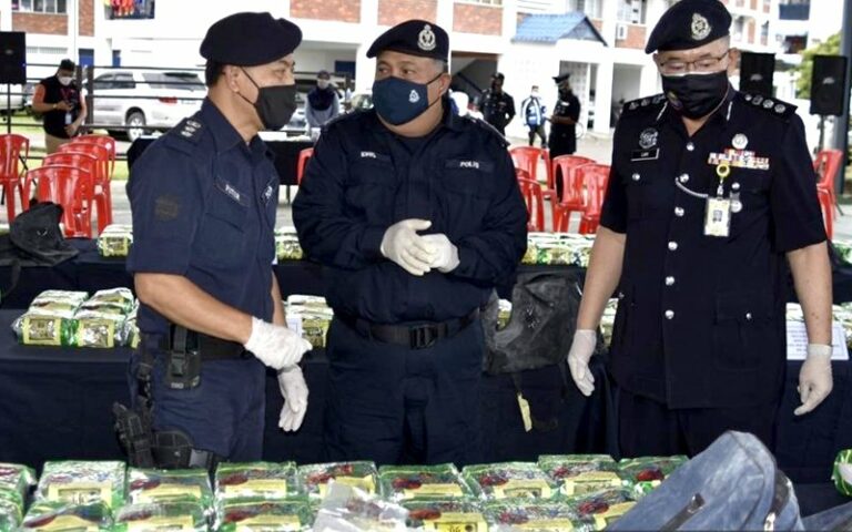 Polis rampas syabu RM10.9 juta di Tawau