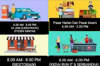 Cadangan lanjut waktu operasi restoran, stesen minyak