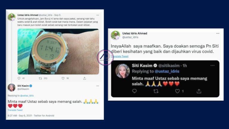 Idris maafkan Siti Kasim, doa dijauhkan Covid-19