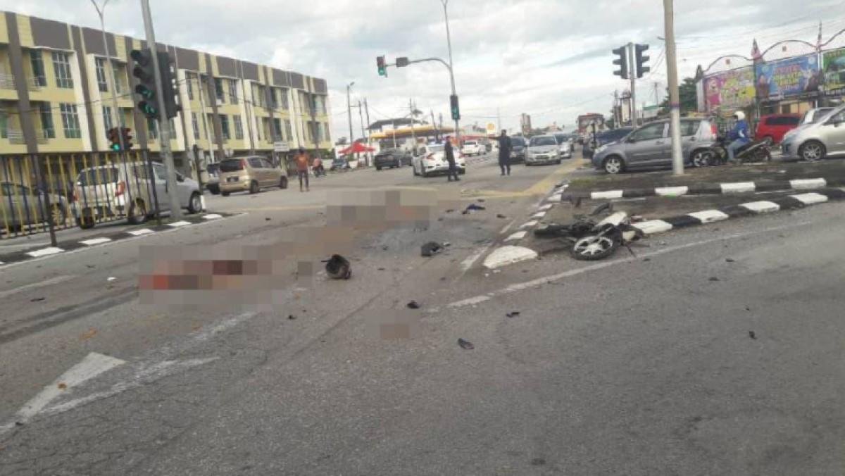 Langgar lampu merah, warga emas maut digilis lori