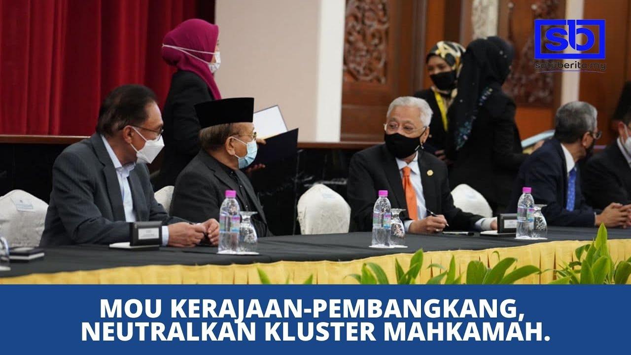 [VIDEO] MoU kerajaan-pembangkang, neutralkan kluster mahkamah