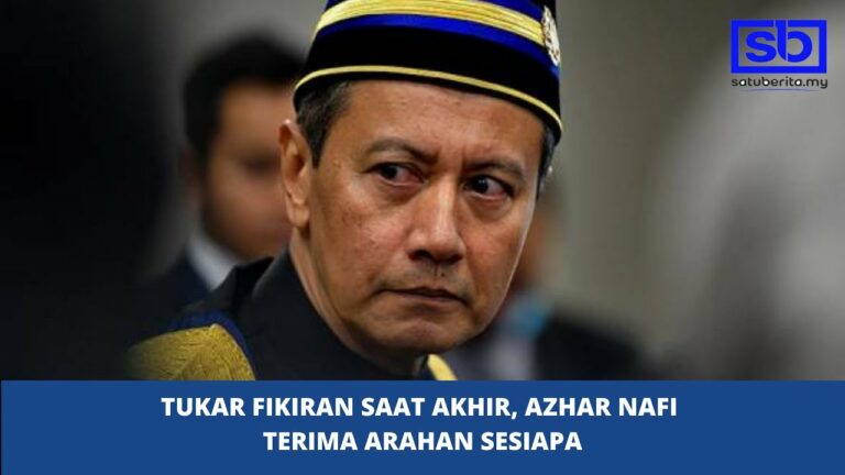 [VIDEO] Tukar fikiran saat akhir, Azhar nafi terima arahan sesiapa