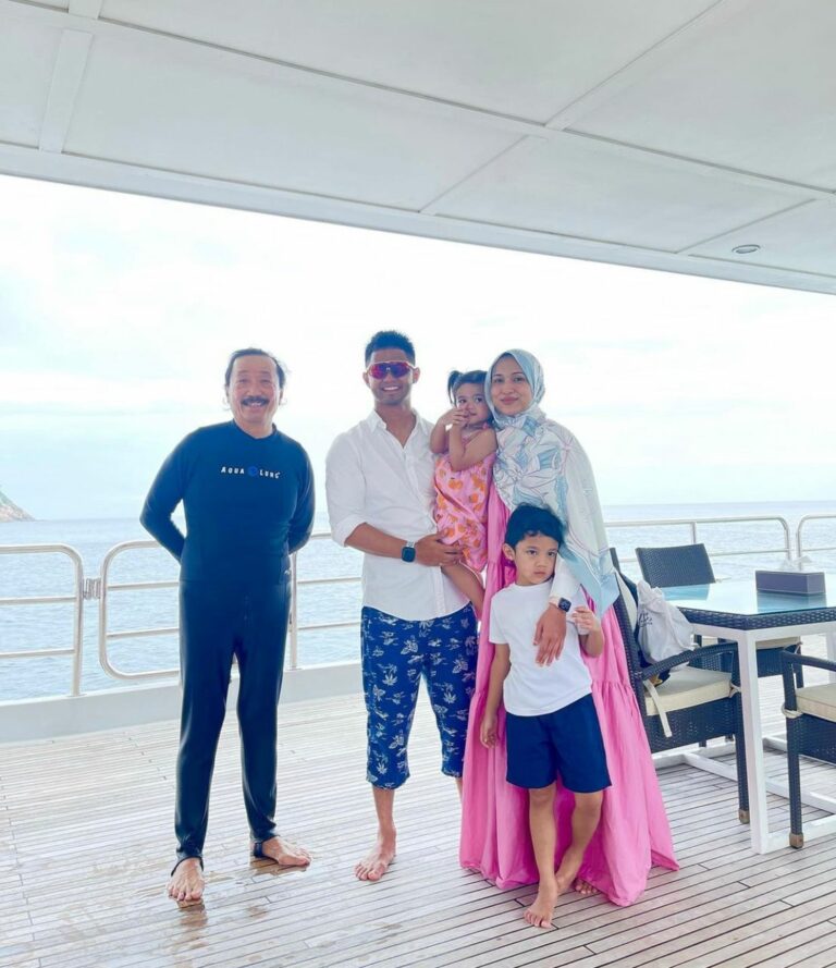 Percutian ‘another level’, Hairul Azreen teruja naik kapal layar mewah jutawan Malaysia