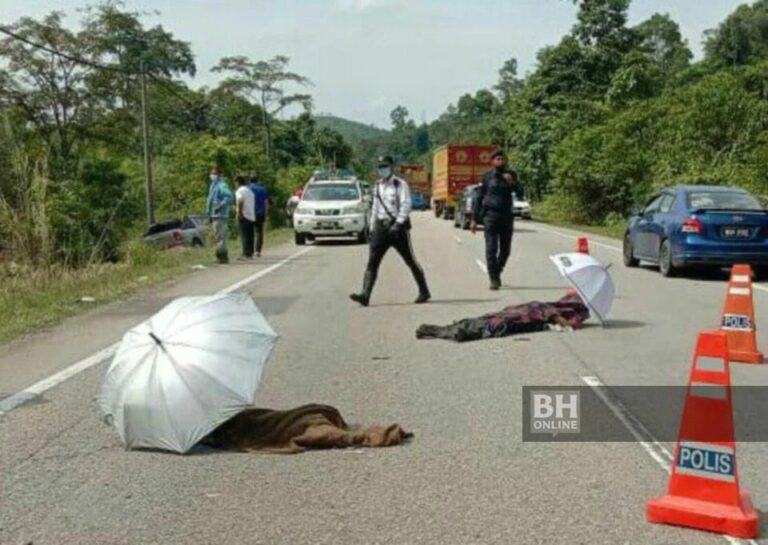 Dua beranak Orang Asli maut dalam kemalangan