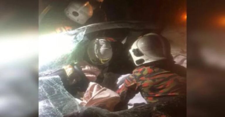 Lelaki maut kereta rempuh gajah