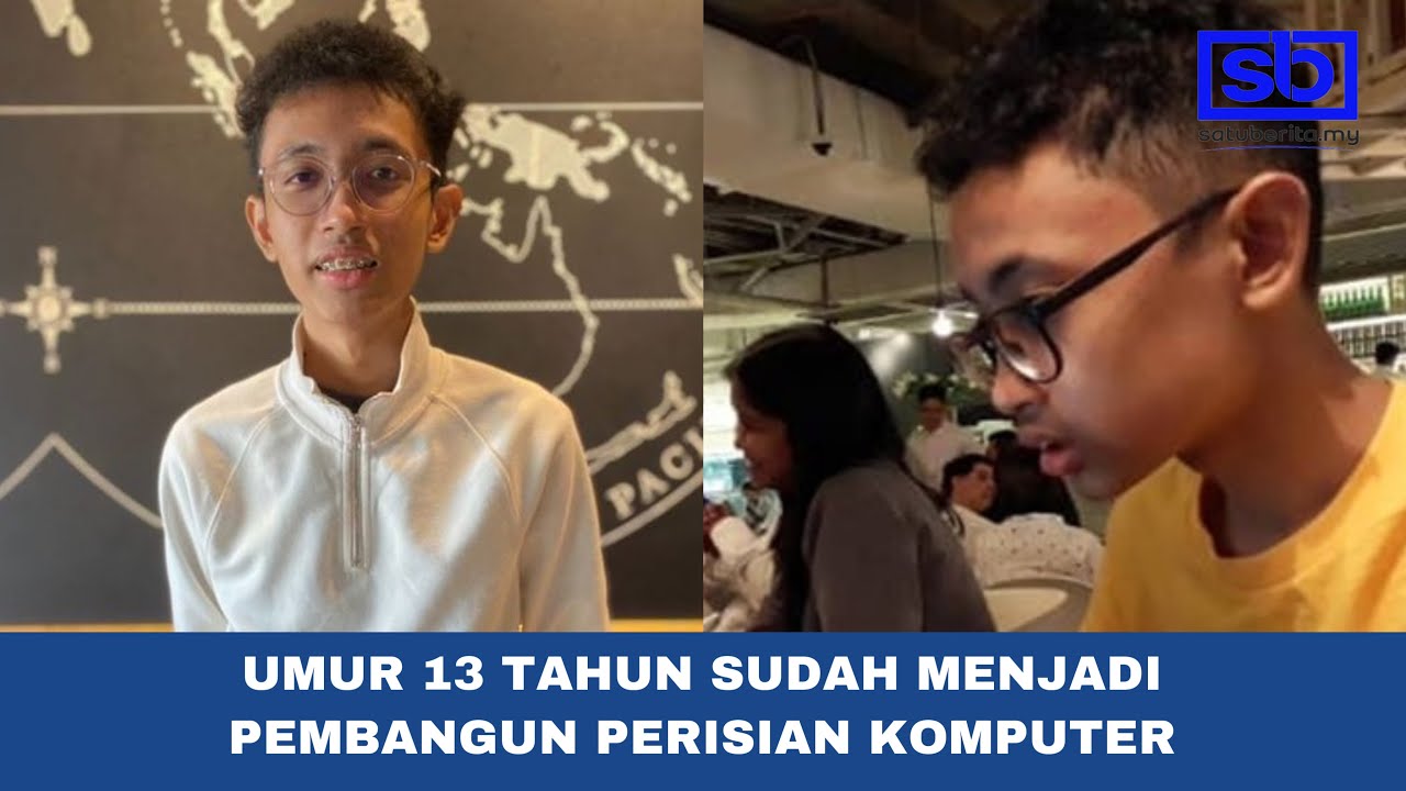 [VIDEO] Umur 13 tahun sudah menjadi pembangun perisian komputer