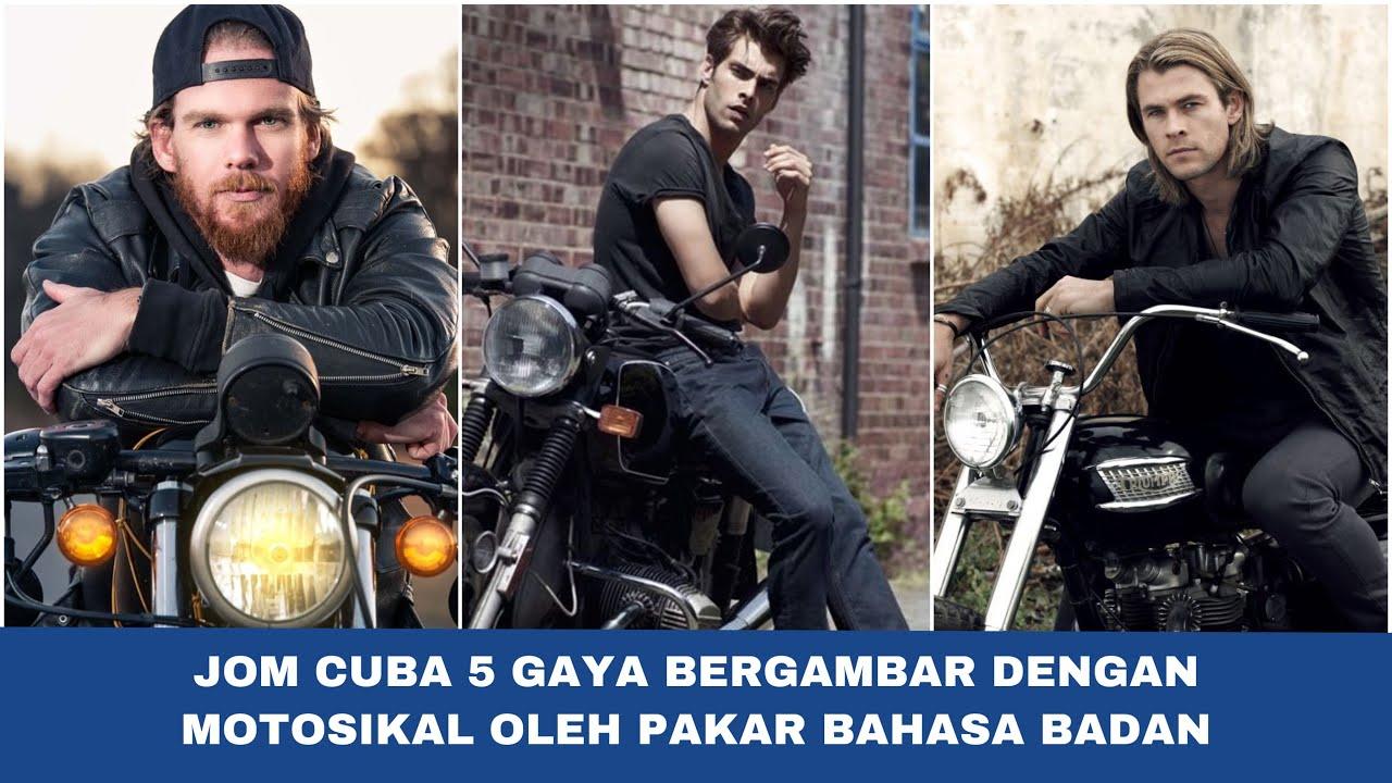 [VIDEO] Jom cuba 5 gaya bergambar dengan motosikal oleh pakar bahasa badan