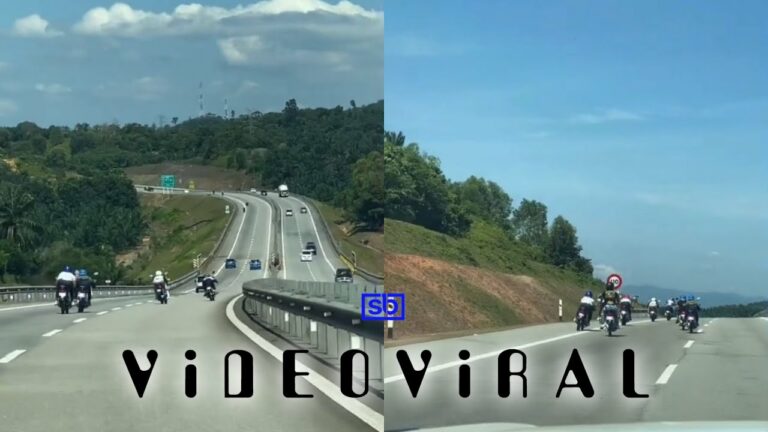 [VIDEO] Empat individu tunggang motosikal ‘zig zag’ ditahan