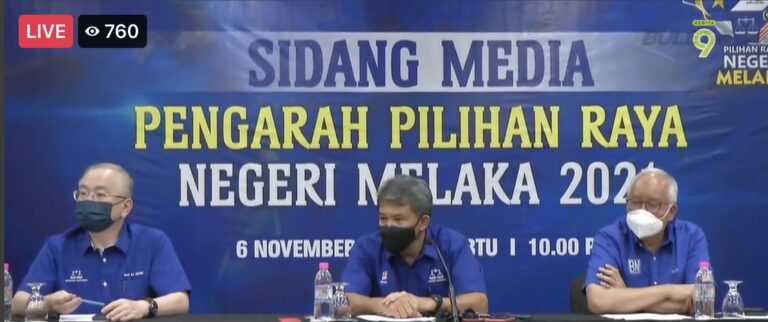 PRN Melaka: BN bertanding di semua 28 DUN, tampilkan 86 peratus muka baharu