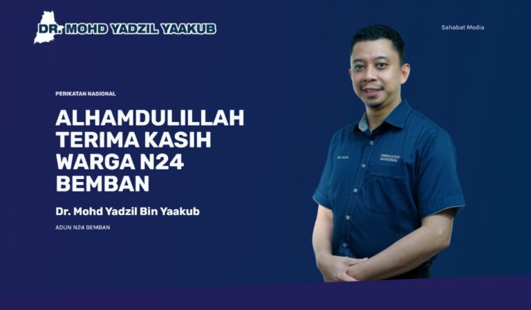 Undian anda saya genggam sebagai satu tanggungjawab – Dr. Yadzil