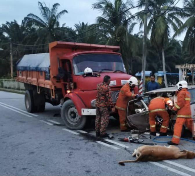 Bayi maut, tiga parah kereta bertembung dengan lori