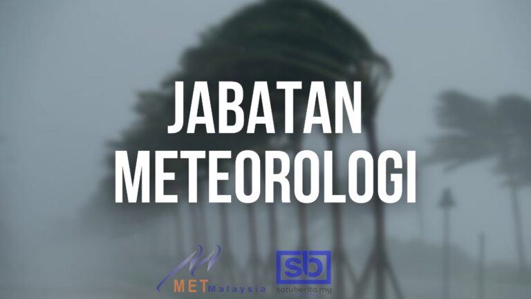 Ribut petir, hujan lebat dan angin kencang hingga jam 5 petang ini