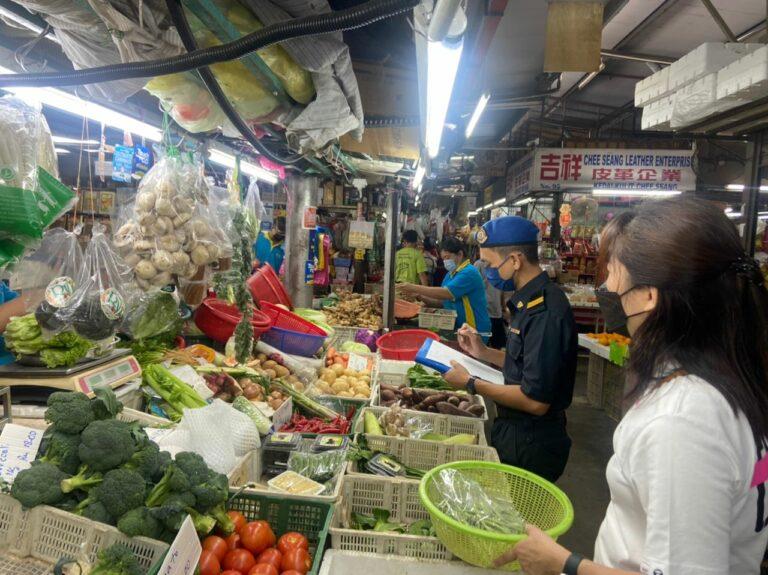 Harga sayur, 8 notis dikeluarkan kepada peniaga di Pulau Pinang sejak Rabu lalu