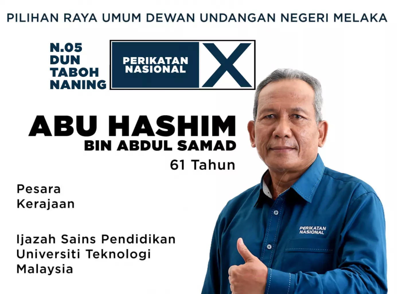 [VIDEO] Calon PN DUN Taboh Naning Abu Hashim