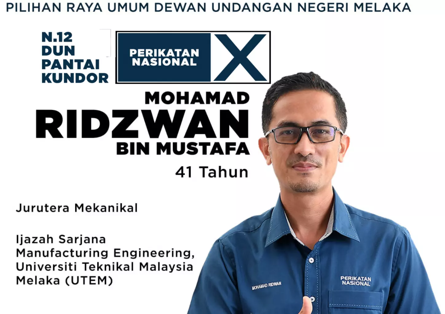 [VIDEO] Calon PN DUN Pantai Kundor Mohd Ridzwan Mustafa