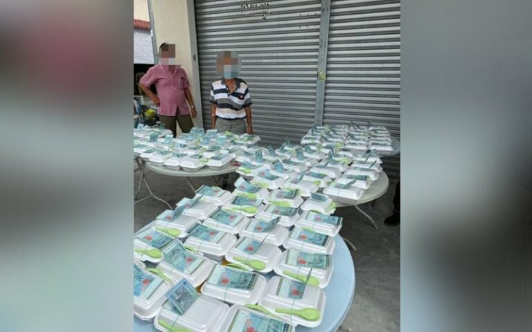 Rakaman bungkusan makanan diselit RM50, polis buka kertas siasatan