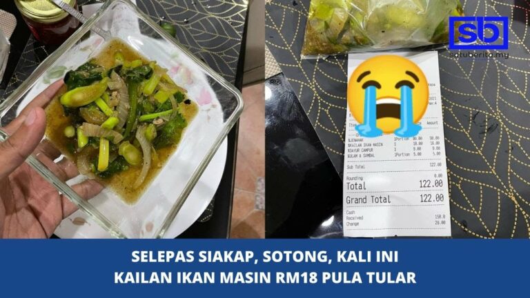 [VIDEO] Selepas siakap, sotong, kali ini kailan ikan masin RM18 pula tular