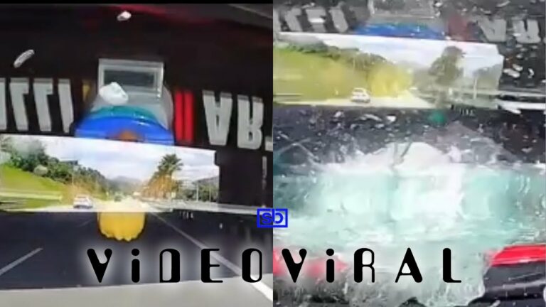 [VIDEO] Pemandu hampir terbabas dibaling batu, polis jalankan siasatan