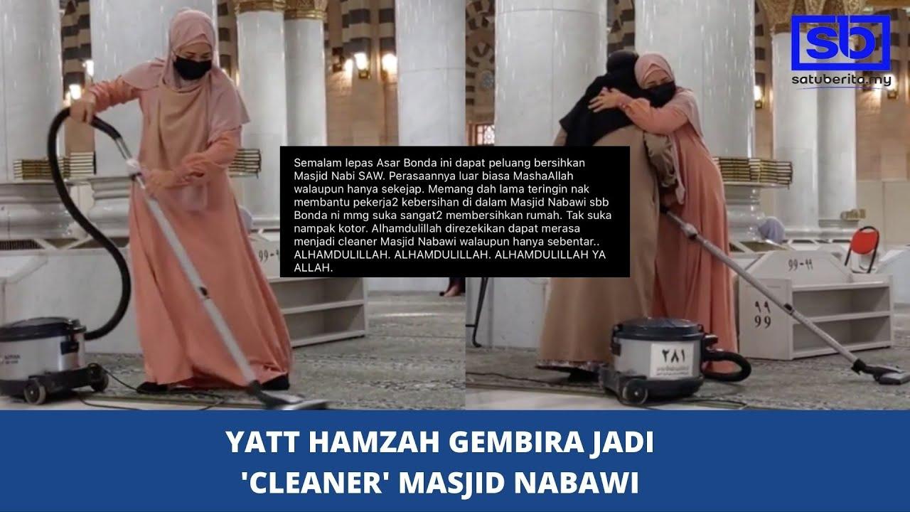[VIDEO] Yatt Hamzah gembira jadi ‘cleaner’ Masjid Nabawi