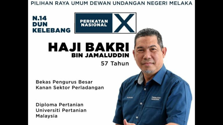 [VIDEO] Calon PN DUN Kelebang Bakri Jamaluddin