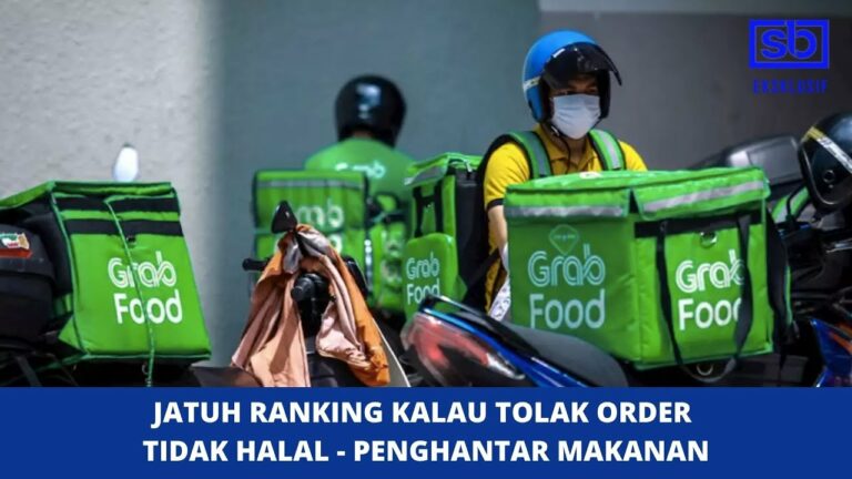 [VIDEO] Jatuh ranking kalau tolak order tidak halal – penghantar makanan