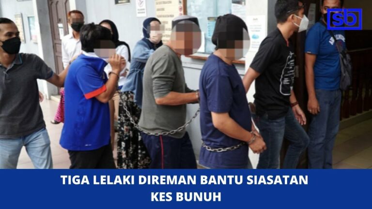 [VIDEO] Tiga lelaki direman bantu siasatan kes bunuh di Flat Ashby Road