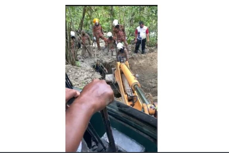 Lelaki maut tertimbus tanah ketika gali emas
