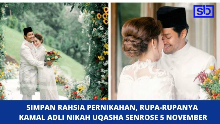 [VIDEO] Simpan rahsia pernikahan, rupa-rupanya Kamal Adli nikah Uqasha Senrose 5 November lalu