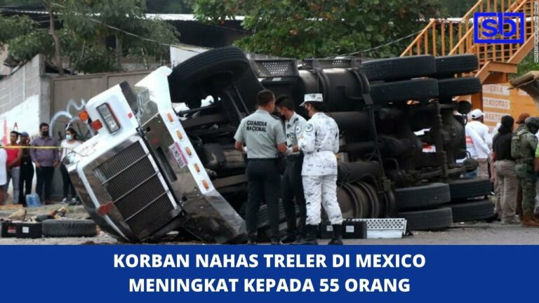 Korban nahas treler di Mexico meningkat kepada 55 orang