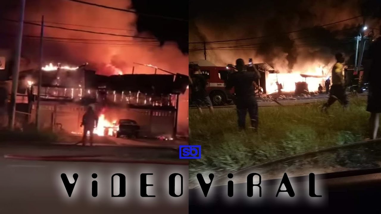 [VIDEO] Lima kedai, empat rumah musnah kebakaran di Gerik