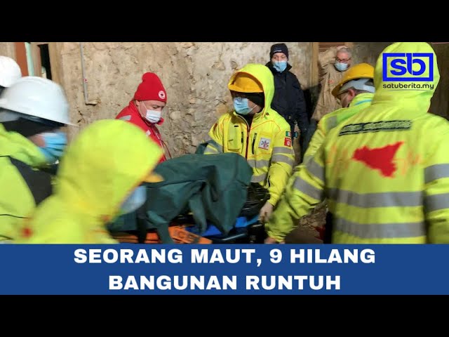 [VIDEO] Seorang maut, 9 hilang bangunan runtuh