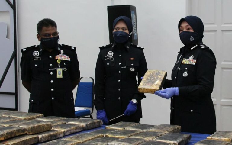 Polis tahan ’transporter’ dadah, rampas ganja bernilai RM668,300