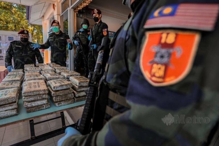 PGA gagalkan cubaan seludup masuk 88kg ganja bernilai RM4.4 juta