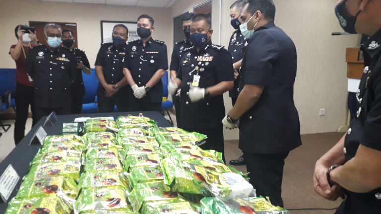 Dua lelaki diberkas, dadah RM1.9 juta dirampas