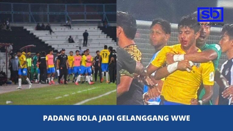 [VIDEO] Padang bola jadi gelanggang WWE