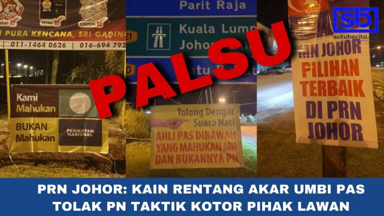 [VIDEO] PRN Johor: Kain rentang akar umbi Pas tolak PN taktik kotor pihak lawan