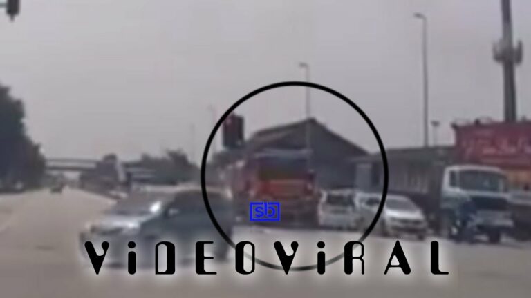 [VIDEO] Brek lori rosak, rempuh empat kereta di lampu isyarat