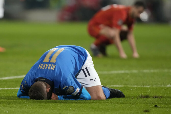APTOPIX Italy North Macedonia WCup 2022 Soccer
