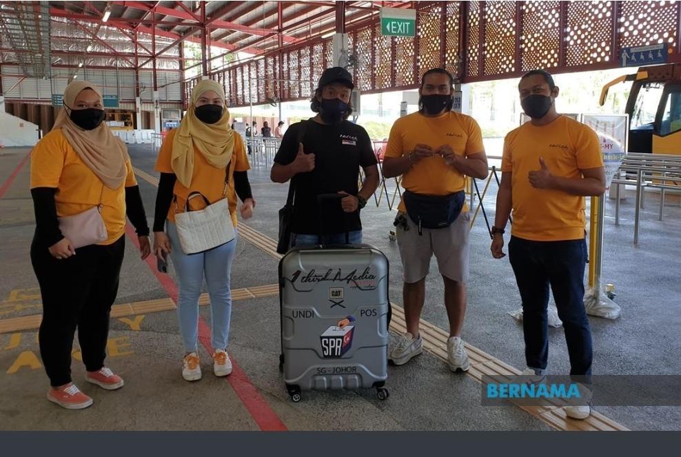 PRN Johor: 1,021 undi pengundi Singapura tiba di Johor