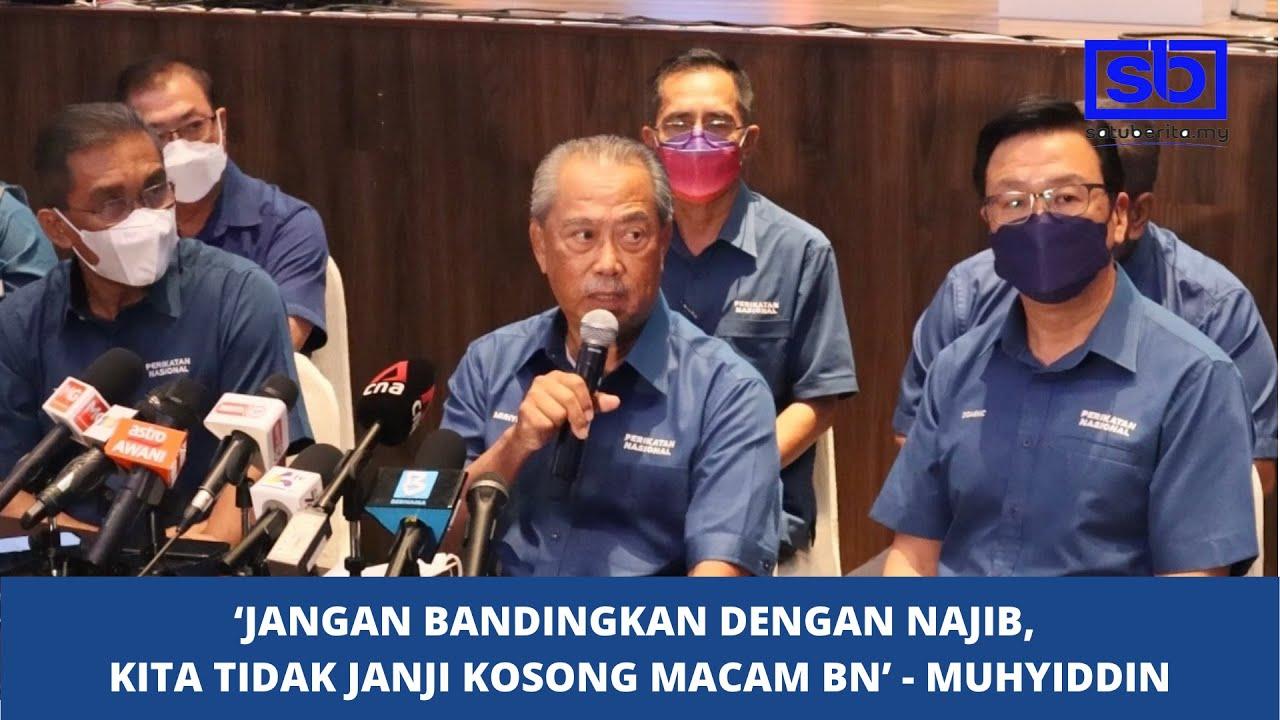 [VIDEO] ‘Jangan bandingkan dengan Najib, kita tidak janji kosong macam BN’ – Muhyiddin