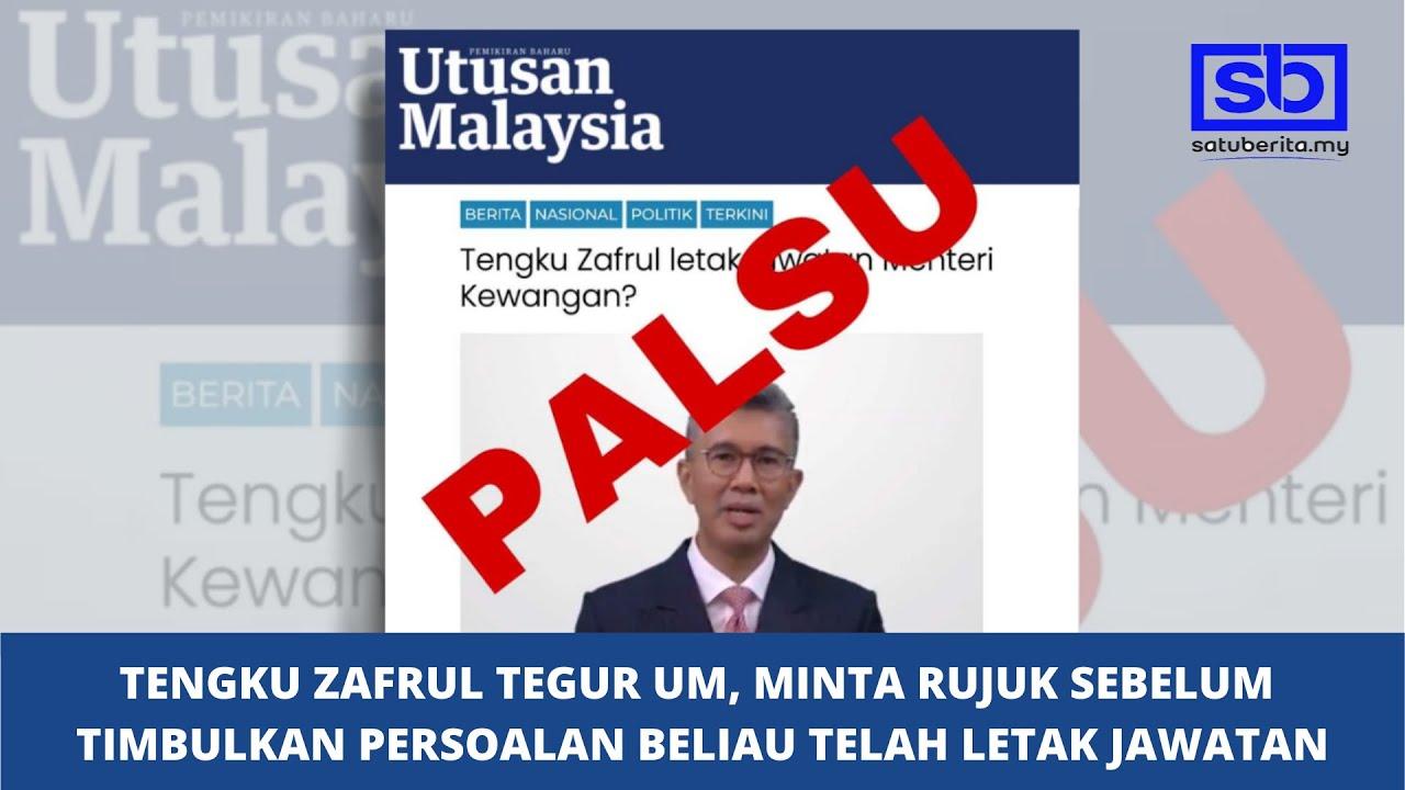 [VIDEO] Tengku Zafrul tegur UM, minta rujuk sebelum timbulkan persoalan beliau telah letak jawatan
