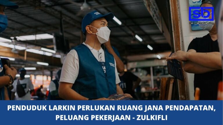 [VIDEO] Penduduk Larkin perlukan ruang jana pendapatan, peluang pekerjaan – Zulkifli 