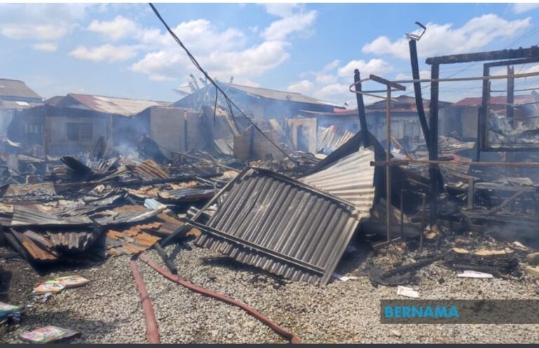 Sembilan keluarga pilu rumah terbakar menjelang Syawal