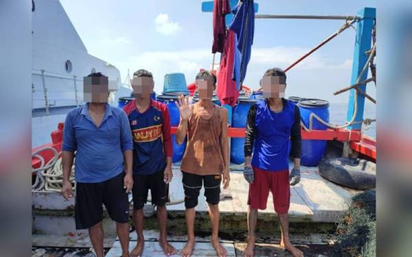 Maritim tahan empat nelayan asing