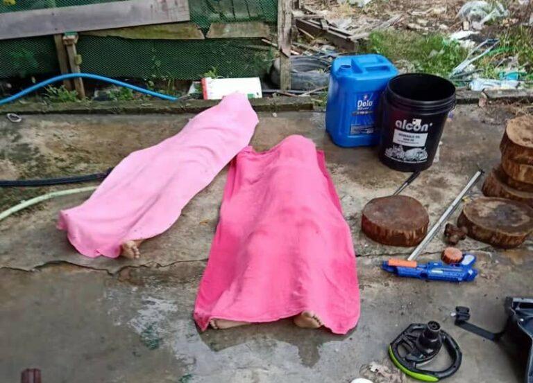 Dua beradik lemas dalam parit ketika keluar bermain