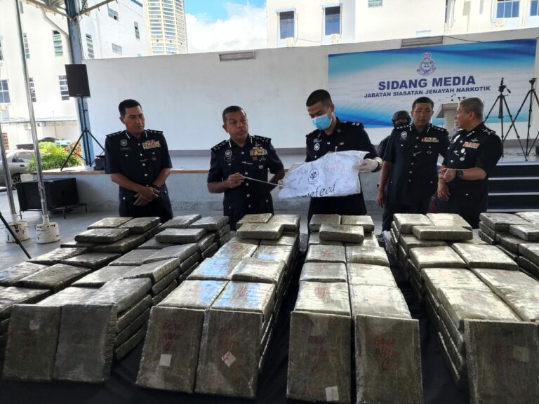 840kg ganja dirampas di Pulau Pinang, terbesar tahun ini