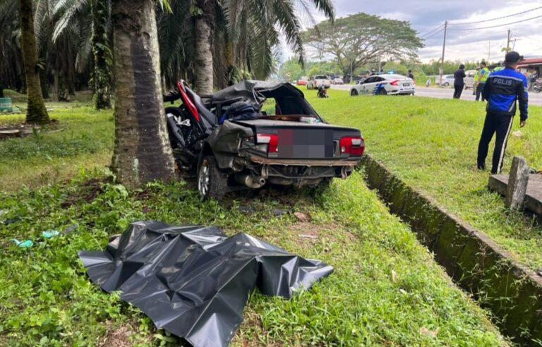 Lelaki maut motosikal dirempuh kereta hilang kawalan, 4 cedera