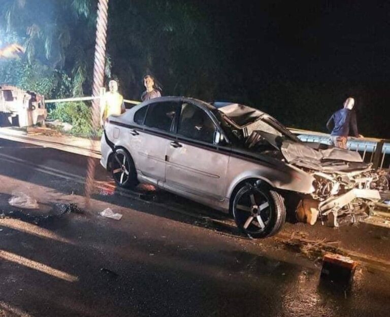 Kereta terjunam dalam sungai, 3 beranak berpelukan ketika ditemukan lemas
