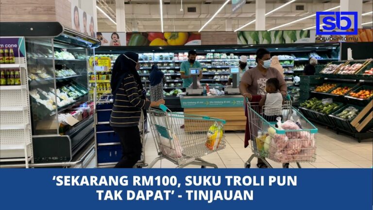 [VIDEO] ‘Sekarang RM100, suku troli pun tak dapat’ – Tinjauan